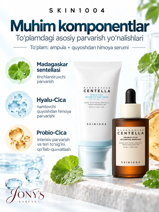 SKIN1004 Centella Travel Kit — Серия мини-наборов ухода за лицом