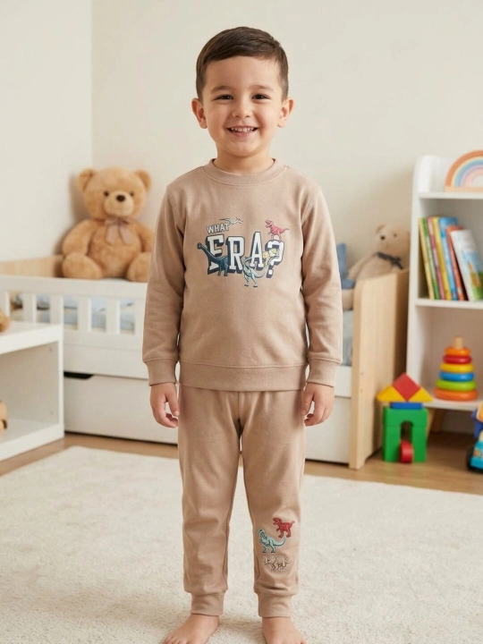 Детская пижама 1–6 лет из хлопка, мягкий комплект для сна для мальчиков и девочек