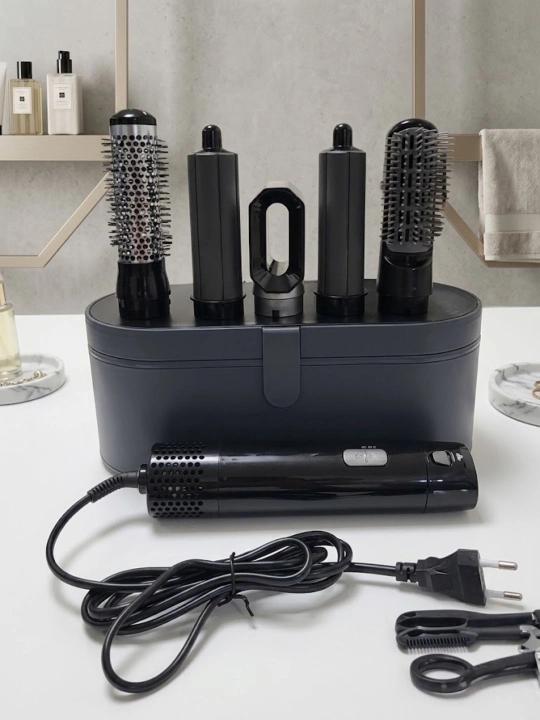 Dyson Фен стайлер, 5в1 dayson для всех типов волос, плойка и щетки, для завивки и укладки - 