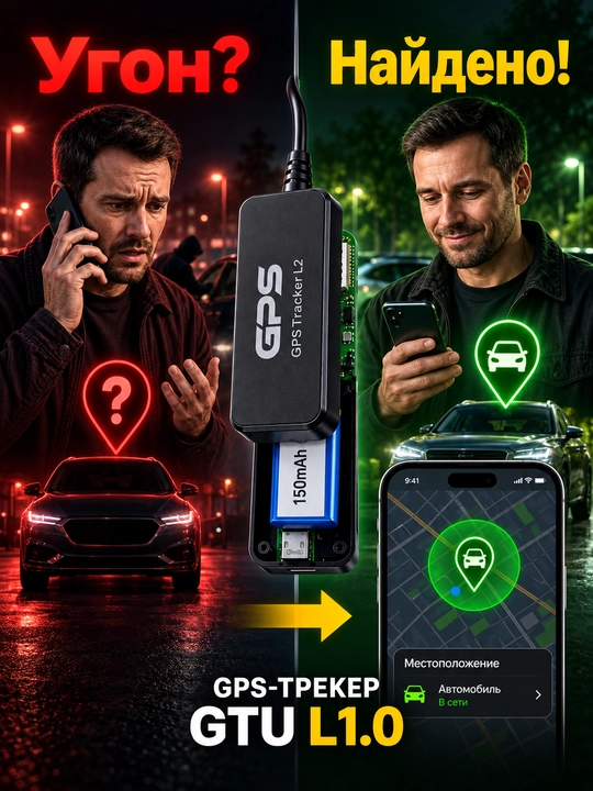 Gps трекер GTU L1.0 2GGT06 (с микрофоном)