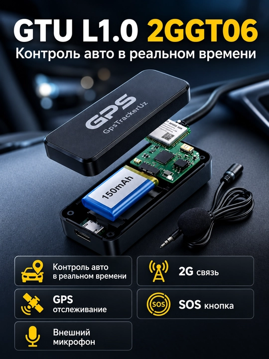 Gps tracker GTU L1.0 2GGT06 (mikrafonli) - 