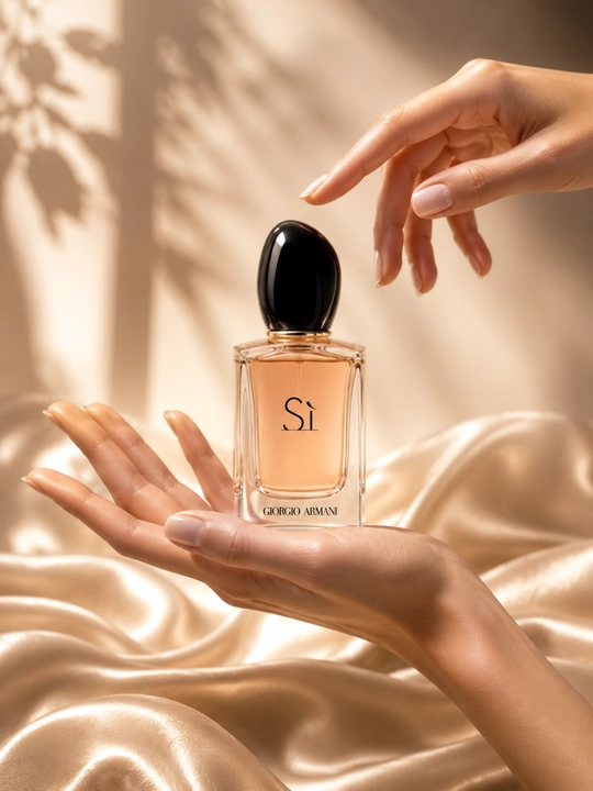 Giorgio Armani Sì ayollar atiri, Eau de Parfum, qora smorodina va vanil, 3–100 ml
