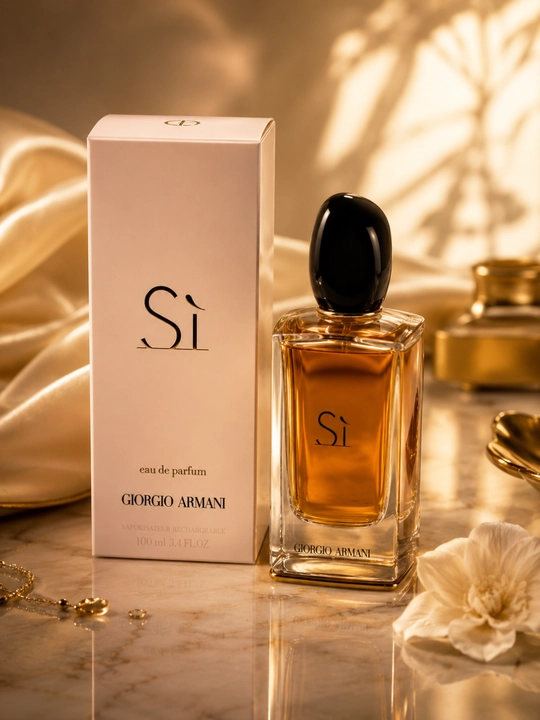 Giorgio Armani Sì ayollar atiri, Eau de Parfum, qora smorodina va vanil, 3–100 ml