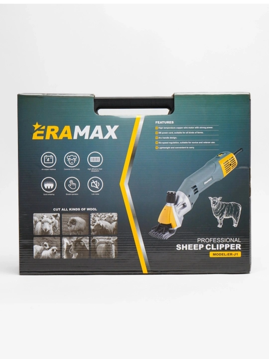 Qo‘y va echkilarni qirqish uchun EraMax mashinasi, 6 tezlikda, professional ERAMAX qirqish mashinasi