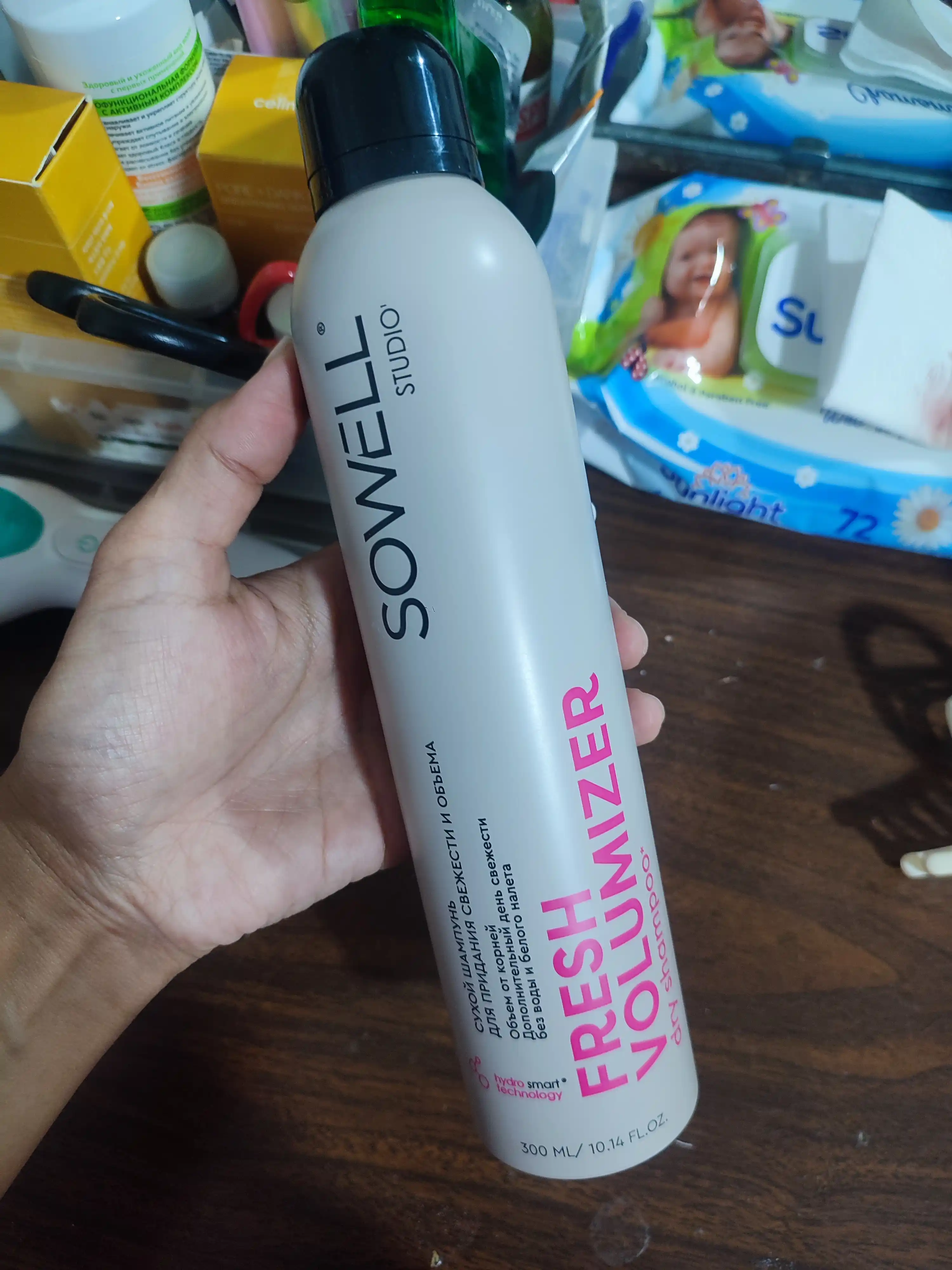 Сухой шампунь для объема волос, спрей SoWell Studio Fresh Volumizer, 300 мл