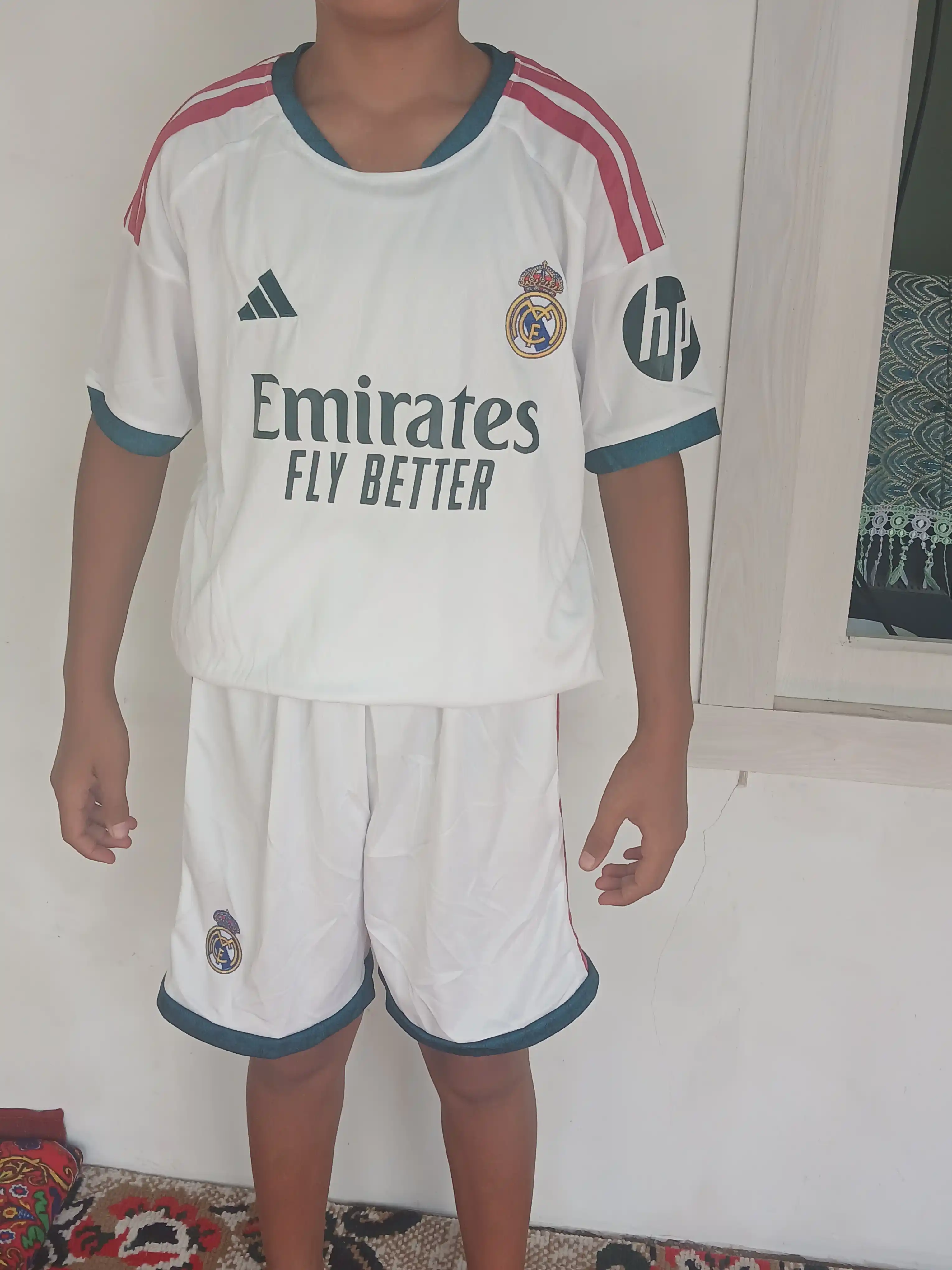 Футбольная форма Real Madrid 2026/2027 Home Kit, футболка и шорты, белая