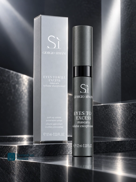 Чёрная тушь для ресниц Giorgio Armani Si, для объёмного макияжа ресниц