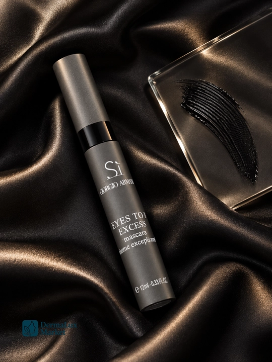 Чёрная тушь для ресниц Giorgio Armani Si, для объёмного макияжа ресниц