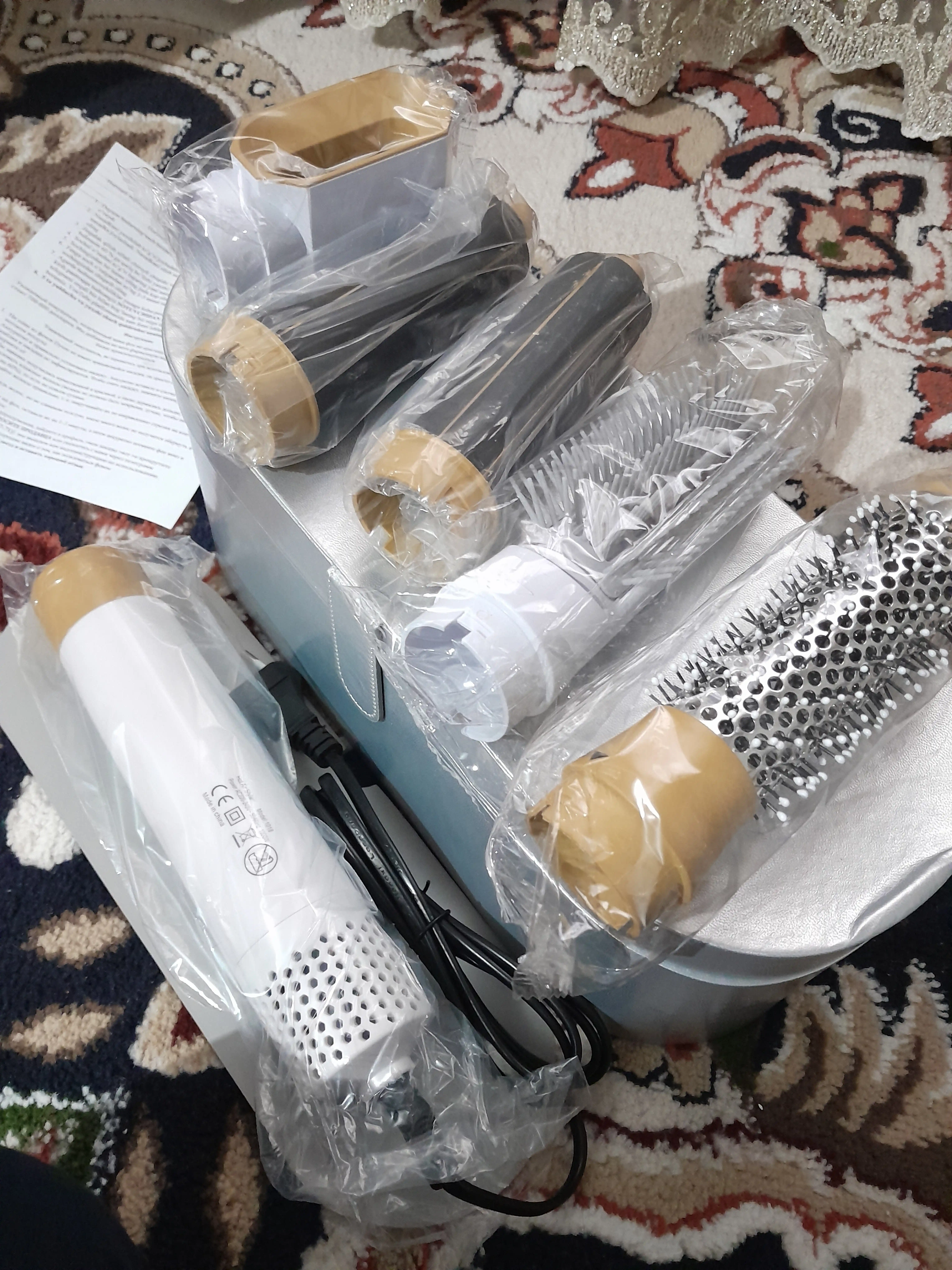 Dyson Фен стайлер, 5в1 dayson для всех типов волос, плойка и щетки, для завивки и укладки