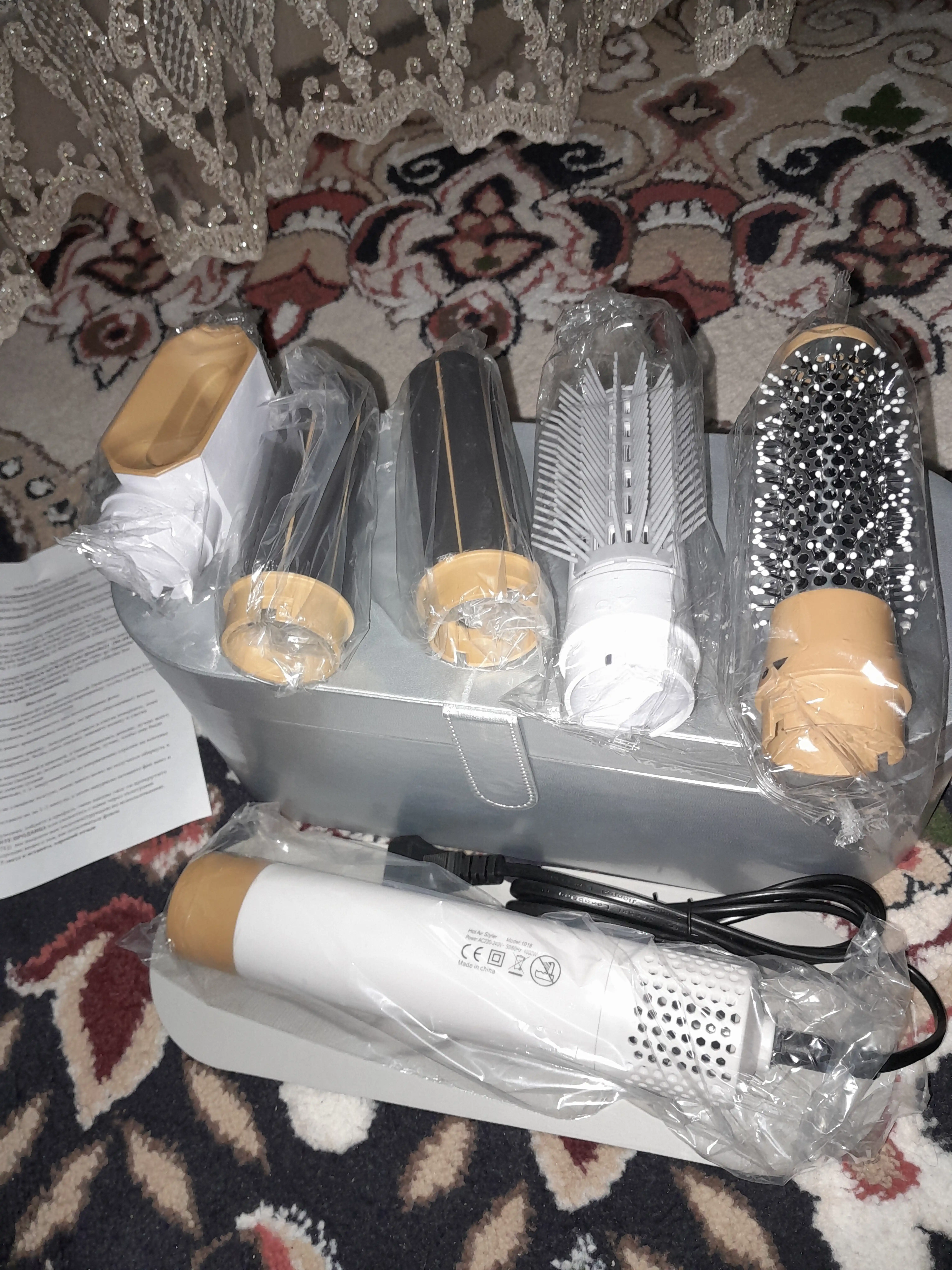 Dyson Фен стайлер, 5в1 dayson для всех типов волос, плойка и щетки, для завивки и укладки