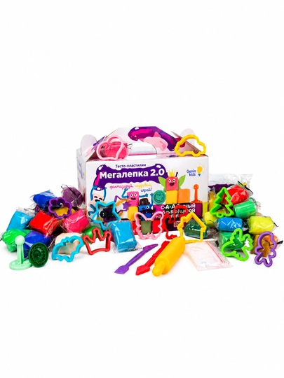Набор для детской лепки GENIO KIDS-ART Мегалепка 2.0