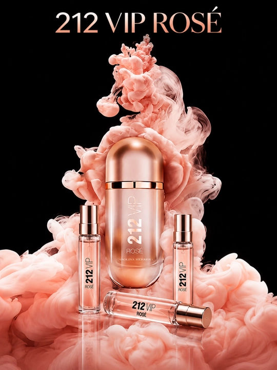 Carolina Herrera 212 VIP Rosé ayollar atiri, razliv parfume, EDP parfyum, 3–100 ml, pushti