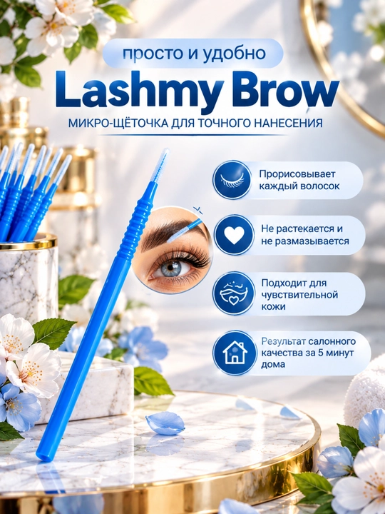 Suvda chidamli qosh bo‘yog‘i, xina asosida, tabiiy va gipoallergen