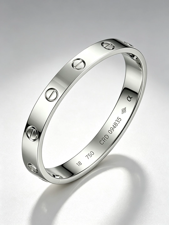 Браслет из нержавеющей стали в стиле Cartier