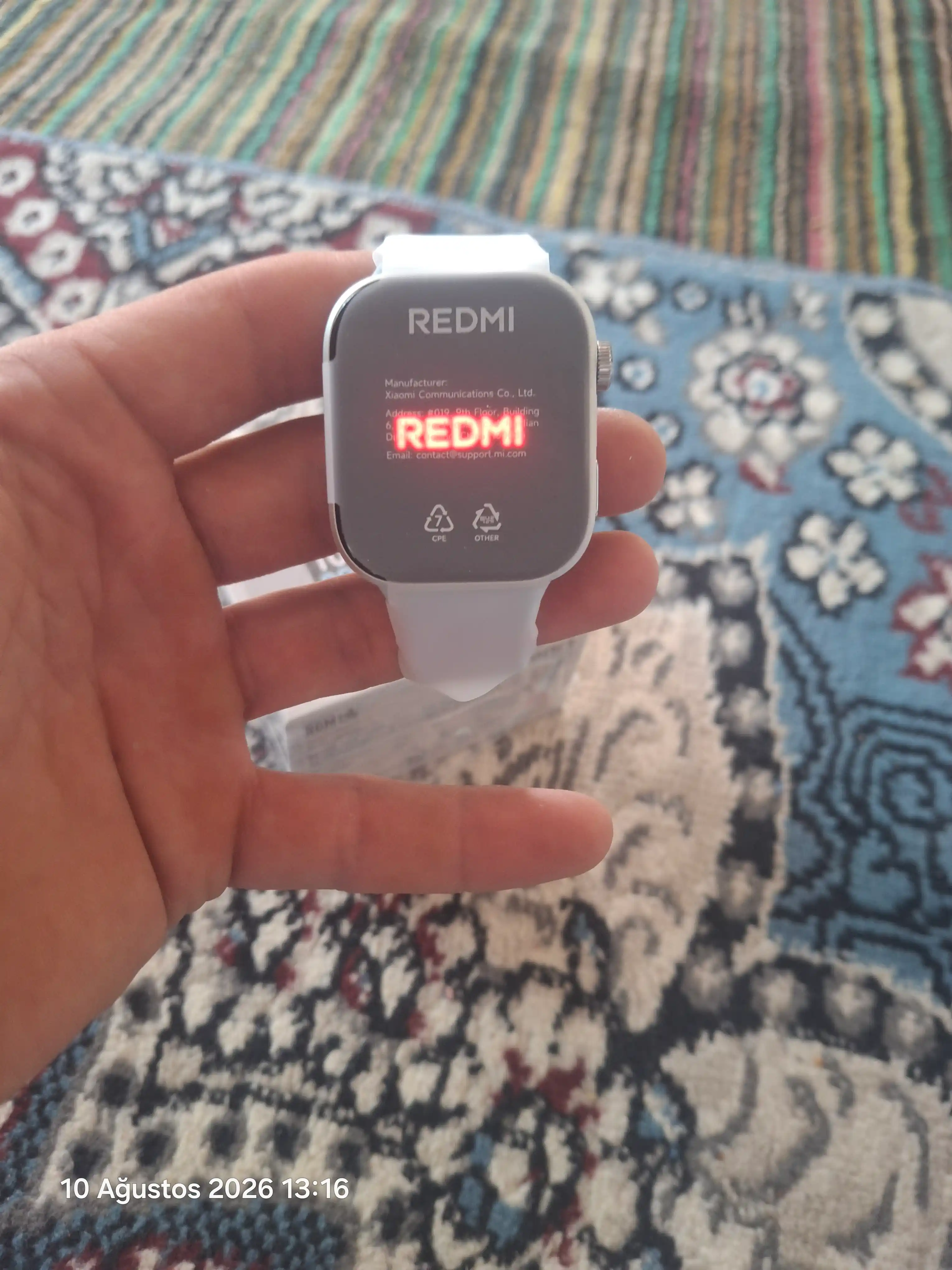 Смарт-часы REDMI Watch 6, 2,07-дюймовый AMOLED дисплей; Корпус толщиной 9,9 мм