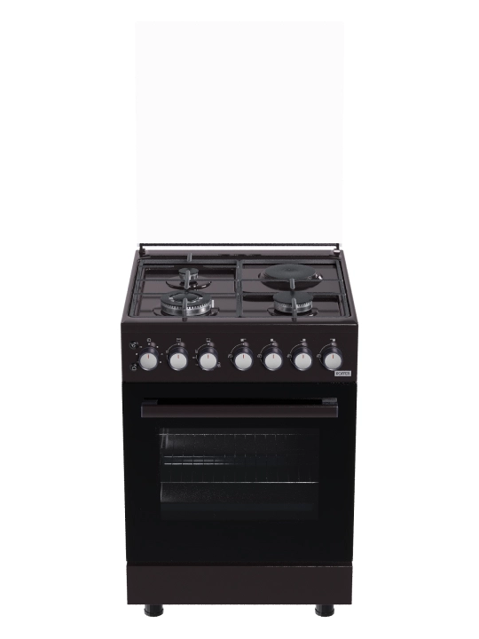 ROFFER MS-5 gaz plitasi, 3 ta gaz + 1 ta elektr konforka, duxovka, elektr yoqish