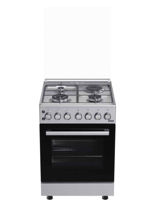 ROFFER MS-5 gaz plitasi, 3 ta gaz + 1 ta elektr konforka, duxovka, elektr yoqish