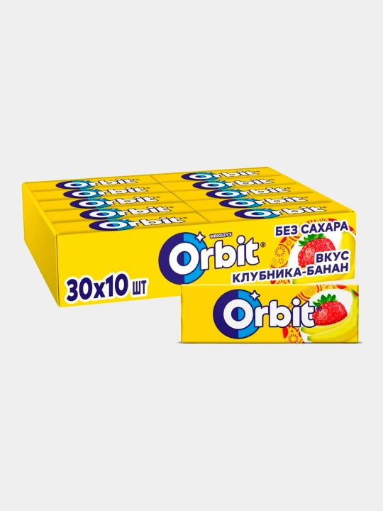 Orbit Клубника-Банан 13,6 г × 30 шт - 