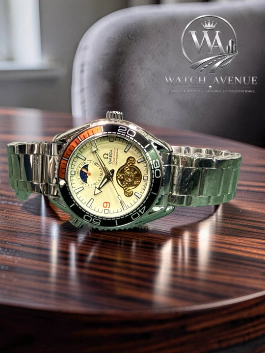 Omega Seamaster Planet Ocean — мужские часы с открытым механизмом