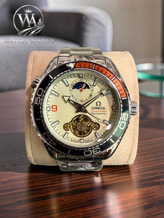 Omega Seamaster Planet Ocean — мужские часы с открытым механизмом
