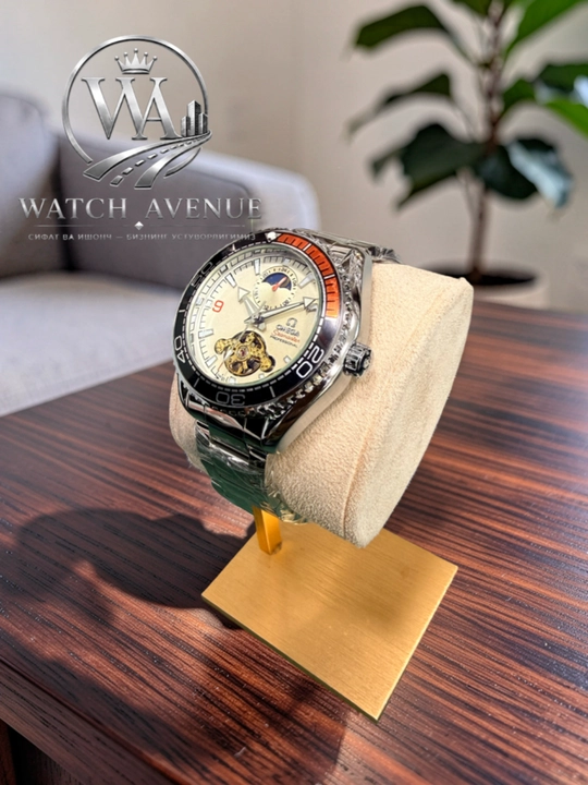 Omega Seamaster Planet Ocean — мужские часы с открытым механизмом