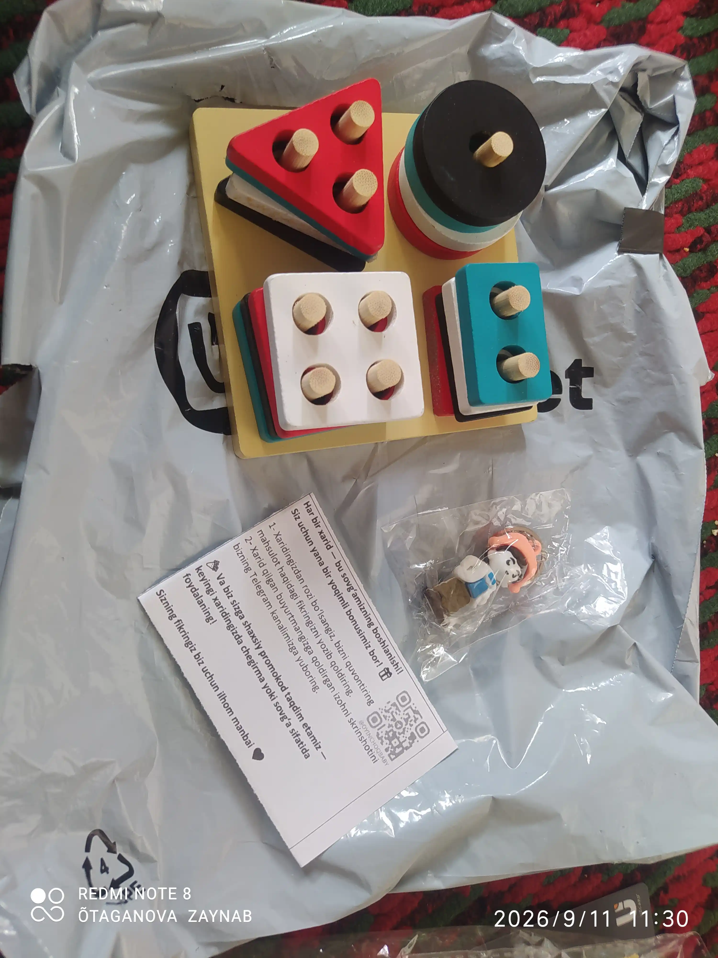 Yog'och o'quv o'yinchoq, jumboq, bolalar uchun, sorter, montessori, piramidalar