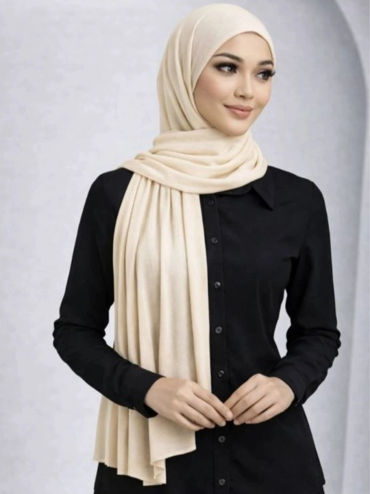 Kashka sharf, yumshoq paxta sharf, ayollar va qizlar uchun hijob sharf - 