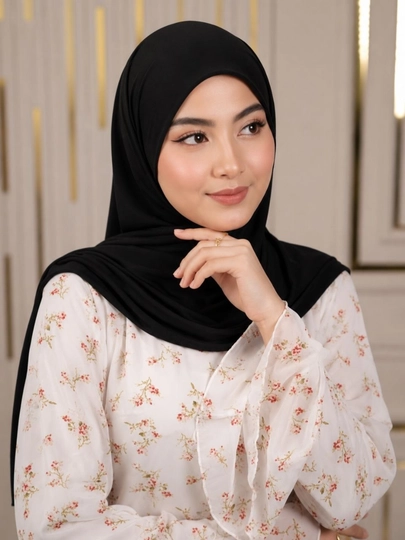 Kashka sharf, yumshoq paxta sharf, ayollar va qizlar uchun hijob sharf - 