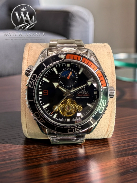 Omega Seamaster Planet Ocean — мужские часы с открытым механизмом