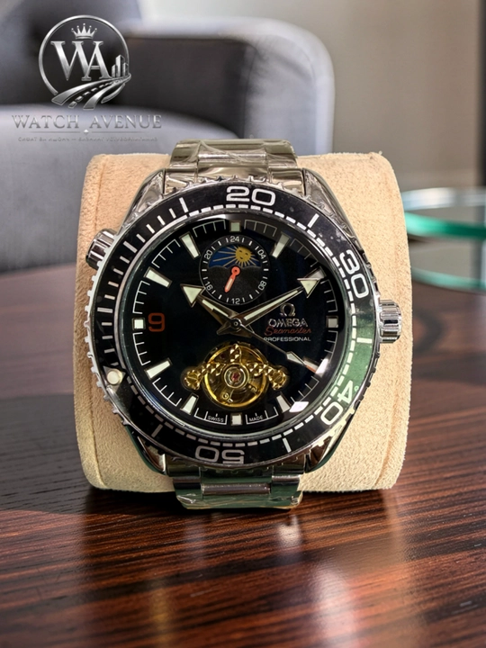Omega Seamaster Planet Ocean — мужские часы с открытым механизмом