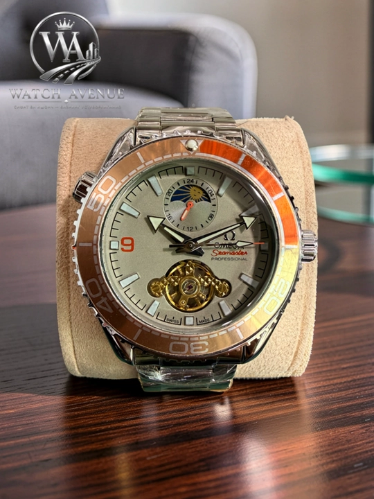 Omega Seamaster Planet Ocean — мужские часы с открытым механизмом