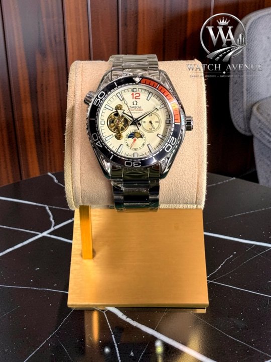 Omega Seamaster Planet Ocean — мужские часы с открытым механизмом