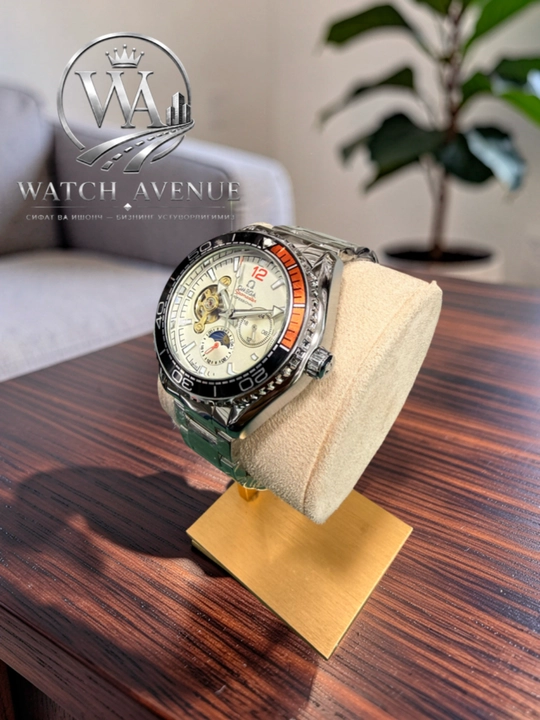 Omega Seamaster Planet Ocean — мужские часы с открытым механизмом