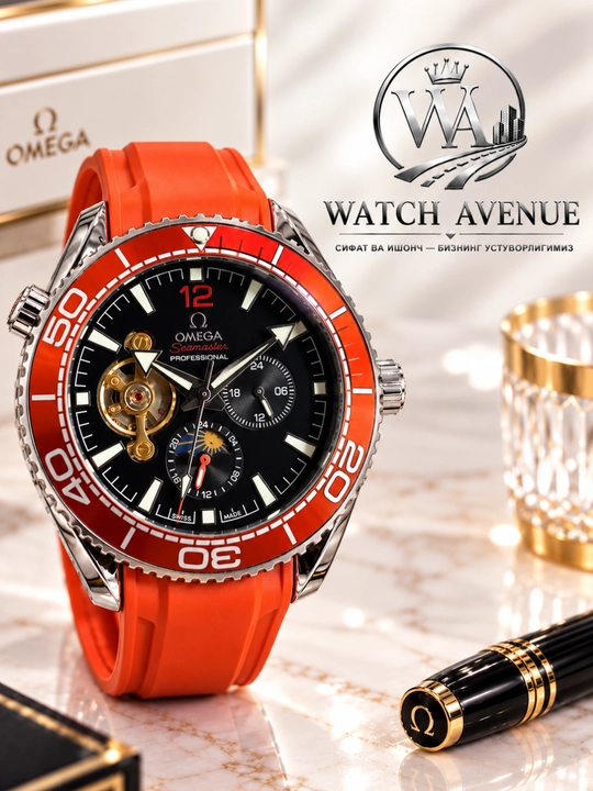Omega Seamaster Planet Ocean — мужские часы с открытым механизмом