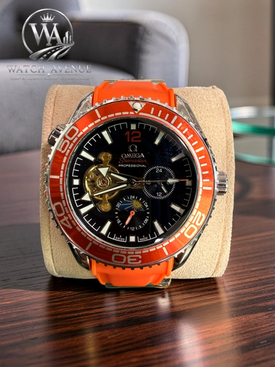 Omega Seamaster Planet Ocean — мужские часы с открытым механизмом