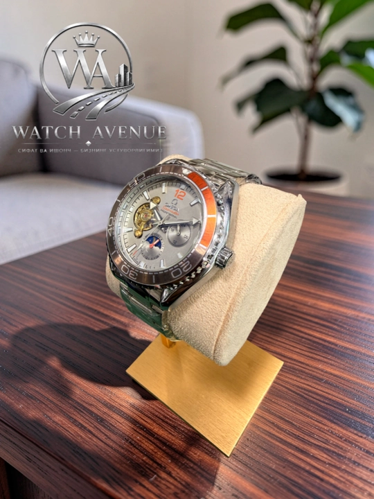 Omega Seamaster Planet Ocean — мужские часы с открытым механизмом