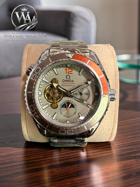 Omega Seamaster Planet Ocean — мужские часы с открытым механизмом