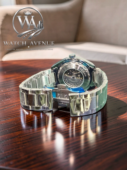 Omega Seamaster Planet Ocean — мужские часы с открытым механизмом