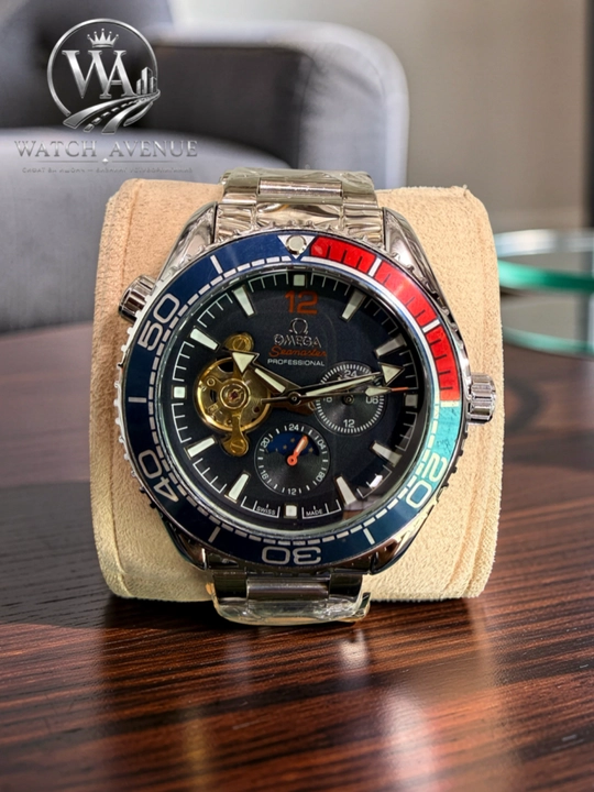 Omega Seamaster Planet Ocean — мужские часы с открытым механизмом