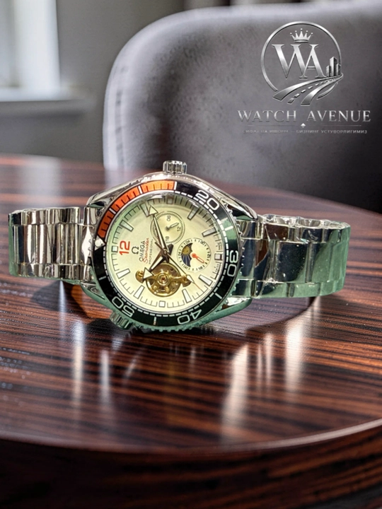 Omega Seamaster Planet Ocean — мужские часы с открытым механизмом