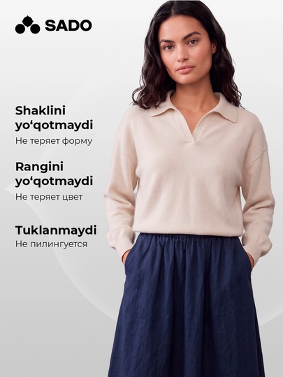 Ayollar polo jemper SADO