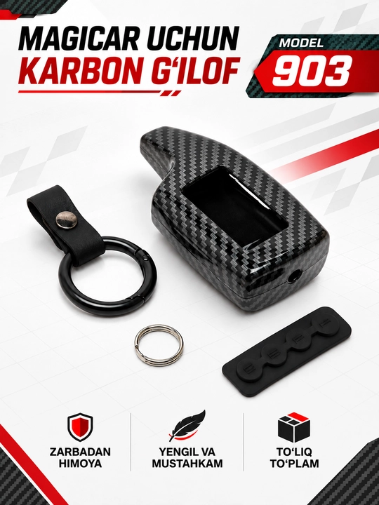 Magicar 101/903/905/906/907/908/909 Carbon Pult Chexoli To‘plami - 