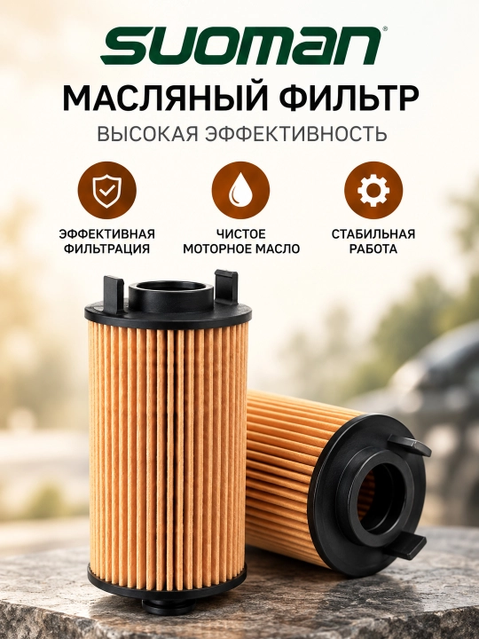Сменный бумажный элемент масляного фильтра для автомобиля - 