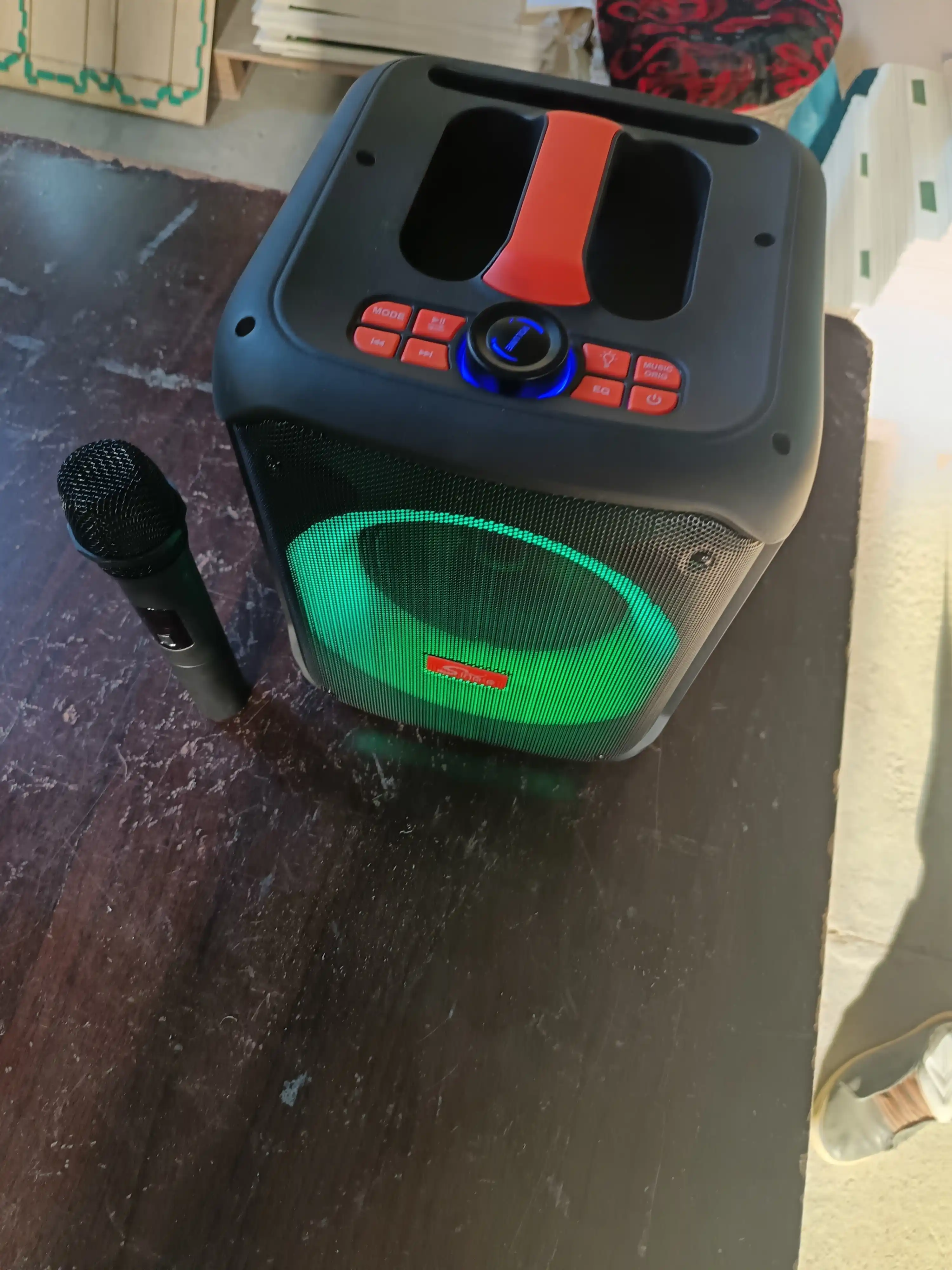 Katta simsiz kalonka Sing-e ZQS, kuchli bass, bluetooth, mikrofonli, karaoke, bayram uchun