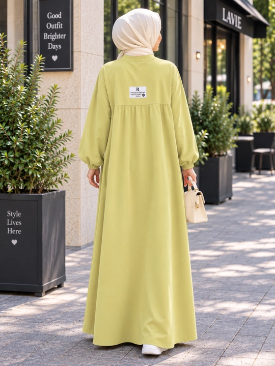 Ayollar uchun abaya (46-60) oversize koylak kiyim hijoblilar uy kiymi