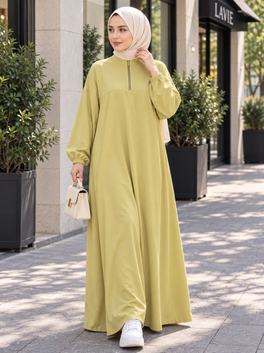 Ayollar uchun abaya (46-60) oversize koylak kiyim hijoblilar uy kiymi