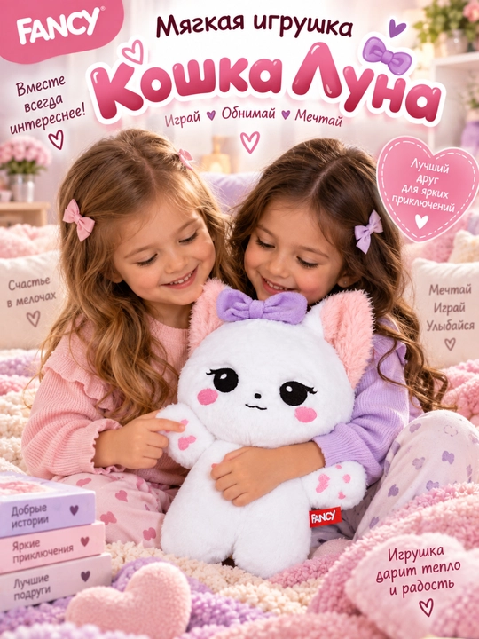 Мягкие игрушки "Котики", DREAM MAKERS