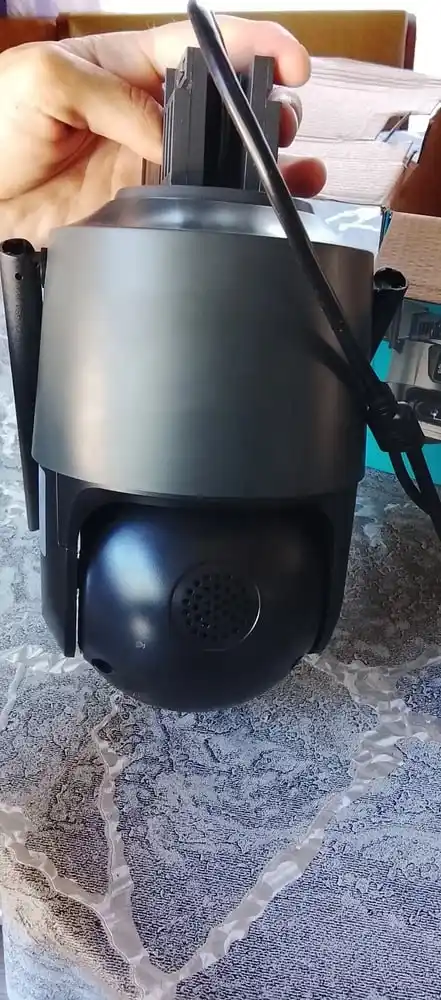 Камера наблюдения с SIM-картой 4G, поворот на 360°, ночное видение, управление по телефону