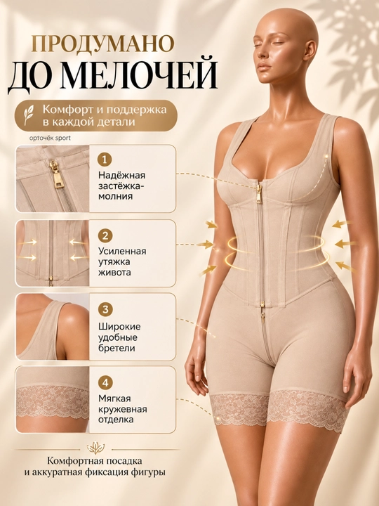 Korset ayollar uchun, korreksiyalovchi body, bel va qorin uchun, qomatni shakllantiruvchi