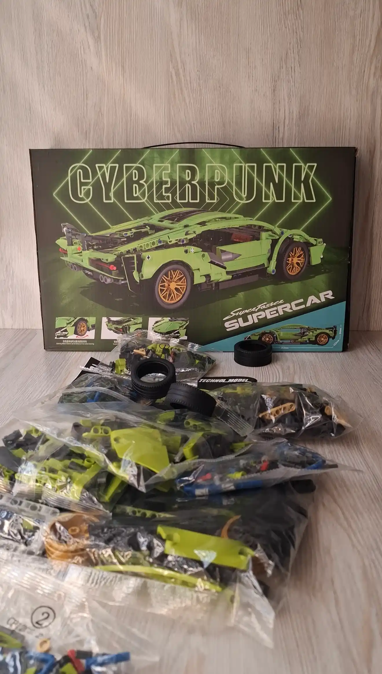Formula 1 - LEGO konstruktor sport mashina, Porsche, Lamborghini, Bugatti, F1